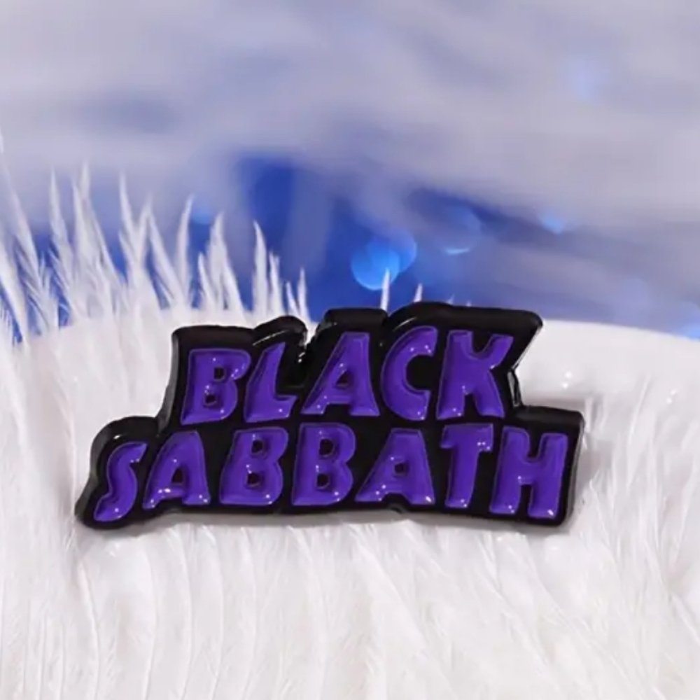 Black Sabbath Enamel Novelty Pin Ozzy Osborne